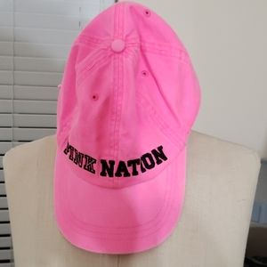 Pink baseball cap